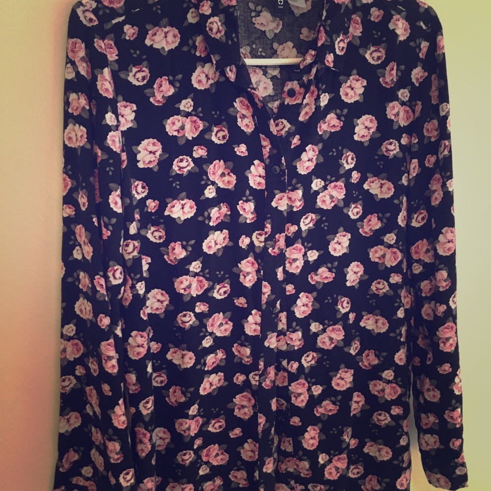 H&M floral blouse :::::sold:::::